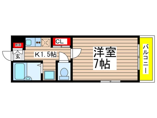 エルム藤成の物件間取画像